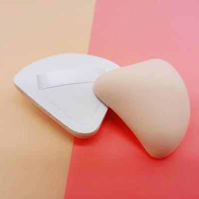 Make-up Spons Synthetisch Sponsje Zacht Nat Droog Gebruik Los Poeder Sponsje voor Concealer BB Cream Driehoekig Triangle white