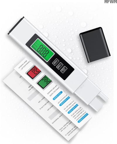 RFWR® Digitale 3-in-1 Water Tester voor TDS, EC en Temperatuur met LCD Scherm