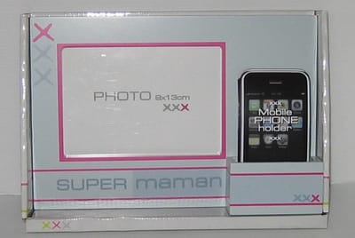 Grafix fotolijst met GSM houder Super Maman