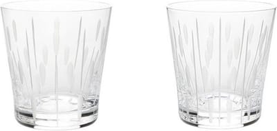 Lalique Lotus Gouttes-Rosée set van 2 glazen