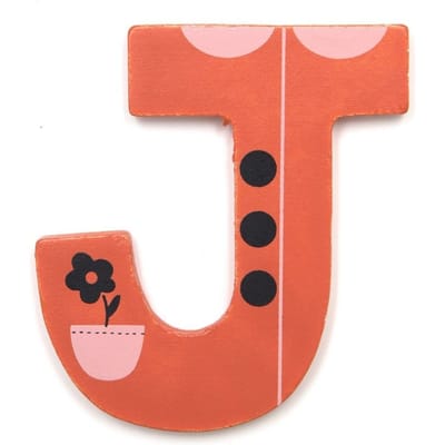 Petit Monkey houten letter J