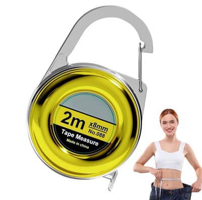 Meetlint Lichaam - Naaimaat Flexibel - Kleding Maken - Intrekbaar Ontwerp - 200 cm - Blauw
