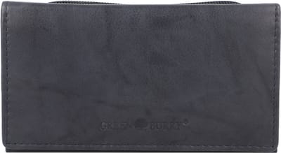 Greenburry Basic Portemonnee RFID Leer 14 cm - Dames - Horizontaal - nightblue