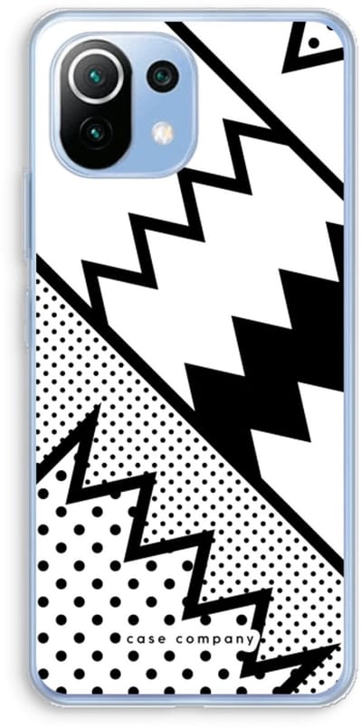 Case Company® - Hoesje geschikt voor Xiaomi Mi 11 Lite hoesje - Pop Art #5 - Soft Cover Telefoonhoesje - Bescherming aan alle Kanten en Schermrand