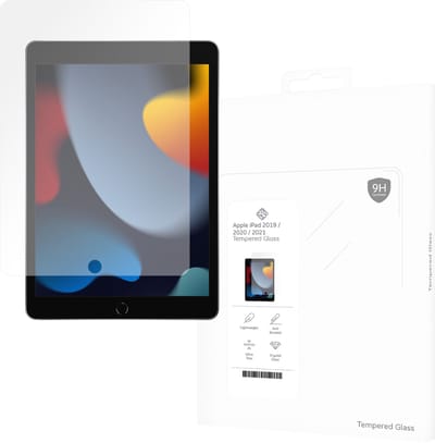 Cazy screenprotector geschikt voor iPad 9e generatie (2021) 10.2 inch / 8e generatie (2020) 10.2 inch / 7e generatie (2019) 10.2 inch - Screenprotector Tablet Glas