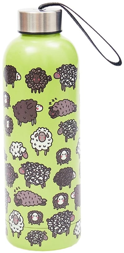 Eco Chic - Thermal Bottle (thermosfles) - T28 - Green - Cute Sheep