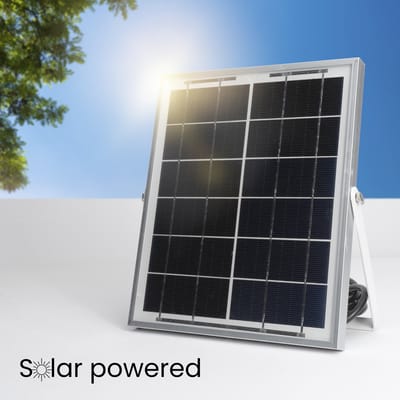 Aigostar 10XHR Solar Buitenlamp - Wandlamp - Tuinverlichting op Zonneenergie - Voor Tuin/Wand/Oprit - 100W - 6500K - IP65