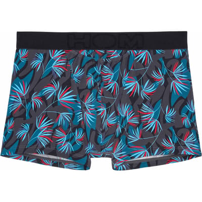 HOM - Hanoï Boxer briefs H01 - Dark grey print - mannen - S