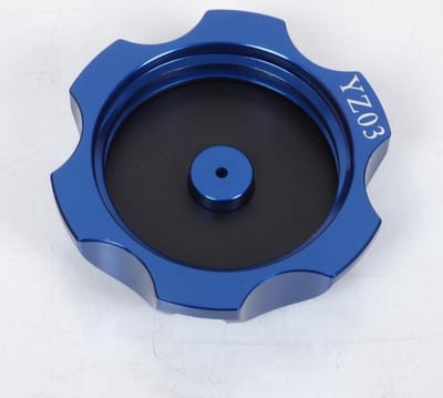 originele tankdop voor kawasaki 250 kx na 2005 737-az / alu blauw nieuw
