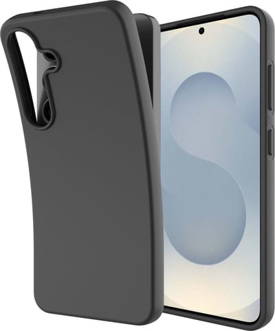 Cazy hoesje geschikt voor Samsung Galaxy S25 Hoesje Siliconen - Flexibele 100% GRS Case - Zwart