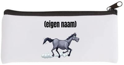 Akyol - rennend paard met eigen naam Etui - Paarden - paarden liefhebbers - iemand die houdt van paarden - verjaardag - cadeau - kado - 20 bij 9 cm