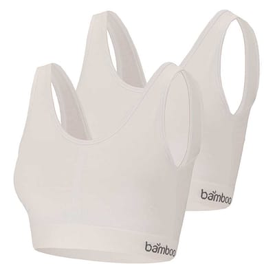 Morethansocks - Bh dames zonder beugel - Bamboe top - Superzacht - Bh zonder beugel voorgevormd - Bh met vulling - Padded top