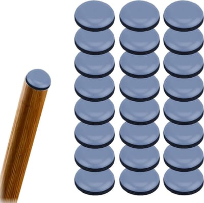 Meubelglijders Set - Stoelpootbeschermers - Vloeren Beschermen - Zelfklevende Stevige Lijm - 20 mm Rond - Blauw