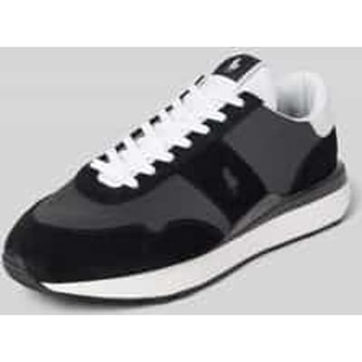 Sneakers van leermix model 'TRAIN'