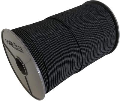 Rubberen Touw - Expanderband Elastiek - Veilig Vastzetten - Platte Constructie - 15 Meter - Zwart