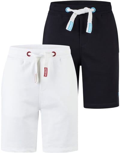 riverso Heren Short RIVBrian 2 Pack regular/straight Veelkleurig S Volwassenen Sweatshorts / Zomershorts met Trekkoord