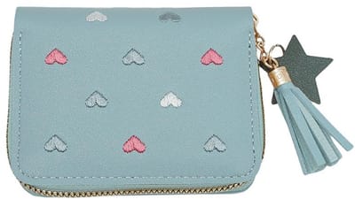 Dailygoods- Portemonnee Klein - Mini Portemonnee - Zacht PU-leer - 4 Kaartvakken - Muntvak met Ritssluiting - Schattig Ontwerp - Miniportemonnee