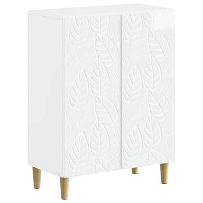 vidaXL - Badkamer - Opbergkast - DELFT - Hoogglans - Wit - 59,5 - x - 31 - x - 80 - cm