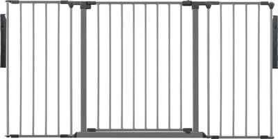 Safetots Kamerbreedhek, Panelenhek, Tot 148cm Breed, Grijs, 70cm Hoog
