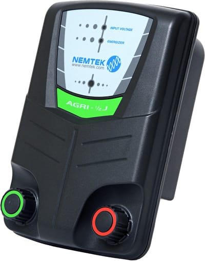 Nemtek Agri 5km - Schrikdraadapparaat Lichtnet en Accu - 0,5 Joule Output (incl. Adapter)