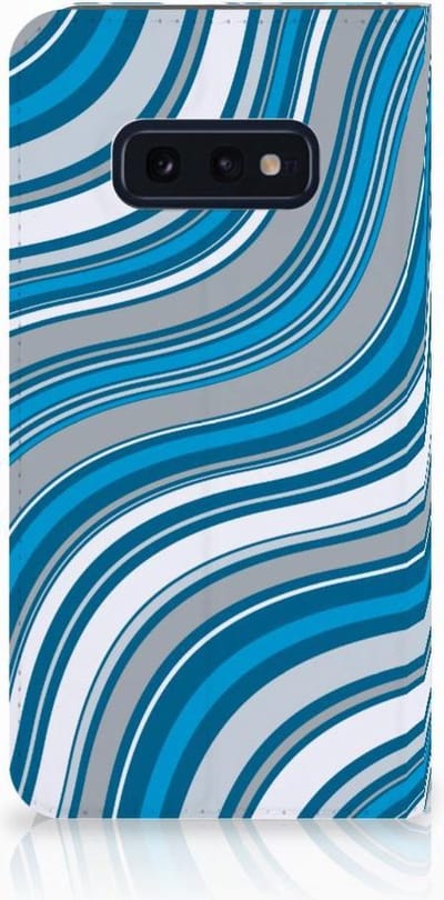 Samsung Galaxy S10e Hoesje met Magneet Waves Blue