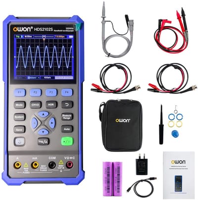 Draagbare Digitale Multimeter Oscillscoop met 2 Kanalen en 100MHz Bandbreedte