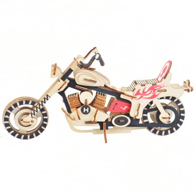 Motor - 3D Puzzel met Handleiding - DIY - Miniatuur Modelbouw Hout Kinderen en Volwassenen - Houten bouwpakket - Assemblr