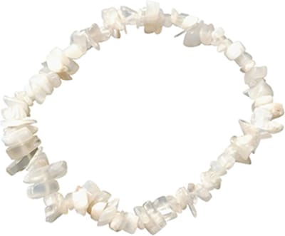 Maansteen wit splitarmband