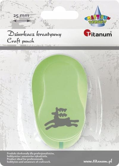 Titanum Creatieve Perforator 25mm - Hert Motief