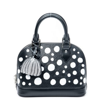 Ltd. Ed. Yayoi Kusama Infinity Dots Alma BB Schoudertas