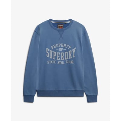 Superdry - Athletic Essentials sweatshirt met ronde hals - Heren - Truien
