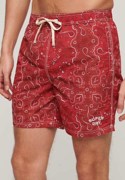 Superdry - Vintage gerecyclede ripstop zwemshort - 43 cm - Heren - Zwembroeken