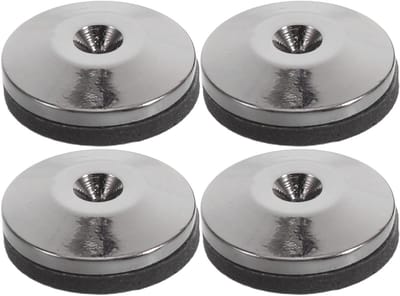 Anti-trillingspads - Dempingsvoetjes - Audioverbetering - Schokabsorberend - 4 stuks - Zwart