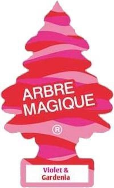 Arbre Magique Luchtverfrisser 12 X 7 Cm Voilet & Gardenia Roze