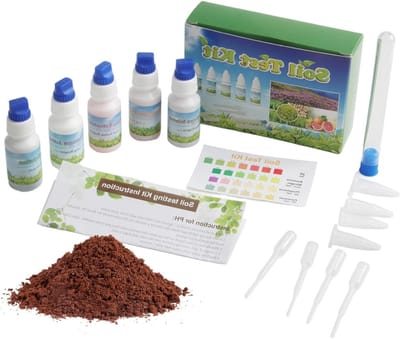 Bodemtestkit - Grondtester Tuin - Plantenverzorging Optimaliseren - Uitgebreide NPK-testen - 12 x 8 x 3 cm - Wit