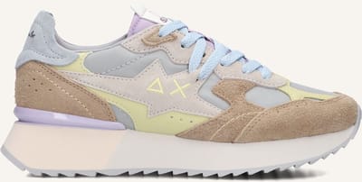 Sun68 Stargirl Sneakers - Dames - Beige - Maat 37