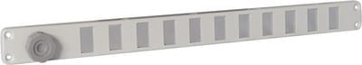 Nedco BV Schuifrooster 370x30mm aluminium wit