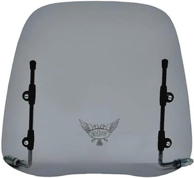 Universeel getint windscherm voor bromfiets, scooter, quad en roller - Accessoires en montagemateriaal inclusief