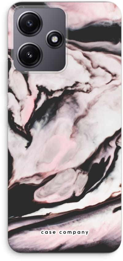 Case Company® - Hoesje geschikt voor Xiaomi Redmi 12 hoesje - Roze stroom - Soft Cover Telefoonhoesje - Bescherming aan alle Kanten en Schermrand
