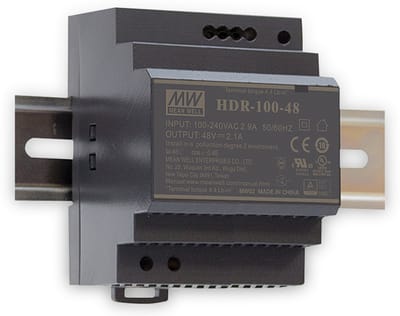 Mean Well HDR-100-48 DIN-rail netvoeding 48 V/DC 1.92 A 92.2 W Aantal uitgangen: 1 x Inhoud: 1 stuk(s)