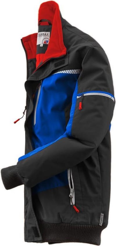 Terrax Pilotjack Softshell 61535 - 1048 Zwart/Lime - 4XL