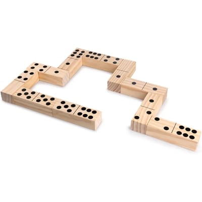 Grasshopper 4-in-1 Houten Garden Games Kubb/domino/jenga