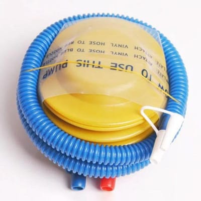Voetpomp Ballon Reddingsboei Bandenpomp Thuisgebruik 4-inch Voetpomp Yoga Balpomp Voetpomp Mini Pomp Pomp Gereedschap yellow
