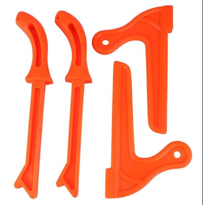 Dailygoods- Duwstokken Lichtgewicht - 4 Stuks - Veiligheidsontwerp - Ergonomische Handgreep - Houtbewerking - Tafelzaag Accessoires - Zaagstokken