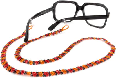 Brilketting Dames - Eyewear Ketting - Zonnebril Houder - Afrikaans Handgemaakt - 70 cm Lang - Multicolor