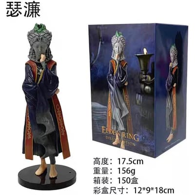En Stock Figurine de Jeu Elden Ring Professeure Sellen Sorcière Blob Mentor Magique Modèle Poupée Ornement pour Chambre et Bureau Jouet Cadeau Adorable pour les Fêtes black