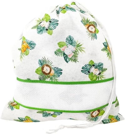 Kinderdagverblijfstas - Kleuterschooltas Borduren - Spullen Opbergen - Met Aida Borduurstrook - 32 x 37 cm - Niet gespecificeerd