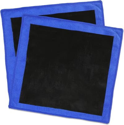 Kleidoek auto - 2 stuks - Geperforeerde polijstdoek - Klei doek voor polijsten - Detailing doek - Clay towel - Kleidoek - Microvezel Reinigingsdoek - Claybar - Reinigingsdoek - Auto Kleien Polijsten - Autoschoonheidsonderhoud
