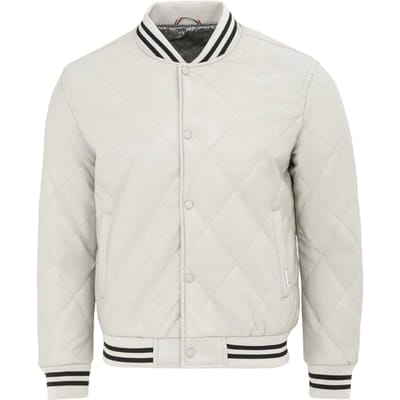 Firetrap Mannen Snap Bomberjack (Wit)