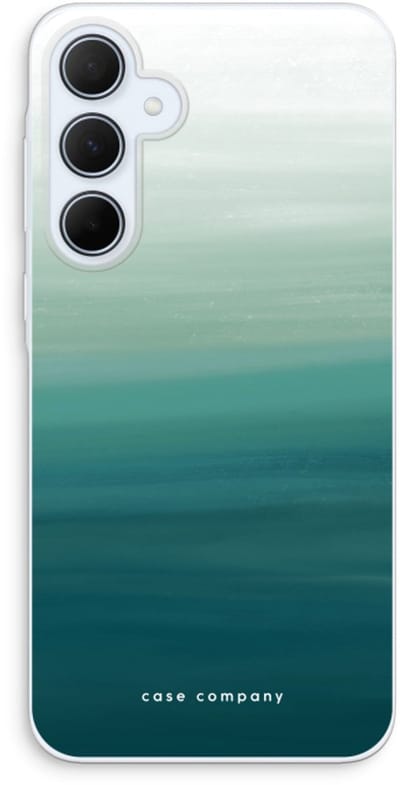 Case Company® - Hoesje geschikt voor Samsung Galaxy A35 hoesje - Ocean - Soft Cover Telefoonhoesje - Bescherming aan alle Kanten en Schermrand